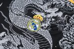 Real Madrid 24-25 Black Dragon Print Short Sleeve Training Set - 图片 6