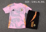 Real Madrid 24-25 Pink (Ink Dragon) Short Sleeve Training Shirt - 图片 2