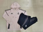 Real Madrid 24/25 Half-Zip Hoodie Light Pink Kids - 图片 3