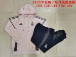 Real Madrid 24/25 Half-Zip Hoodie Light Pink Kids - 图片 4