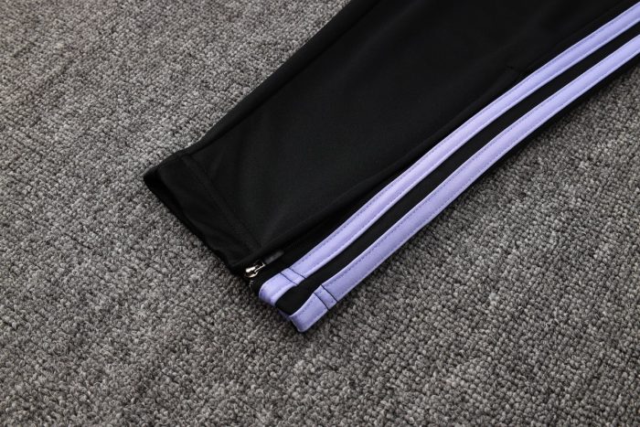 Real Madrid 24-25 Long Zipper Jacket Apricot - 图片 3