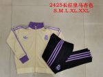 Real Madrid 24-25 Long Zipper Jacket Apricot - 图片 9