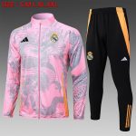 Real Madrid 24/25 Pink (Spray Ink Dragon) Long Zipper Jacket