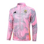 Real Madrid 24/25 Pink (Spray Ink Dragon) Long Zipper Jacket - 图片 4