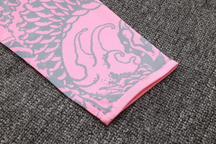 Real Madrid 24/25 Pink (Spray Ink Dragon) Long Zipper Jacket - 图片 7