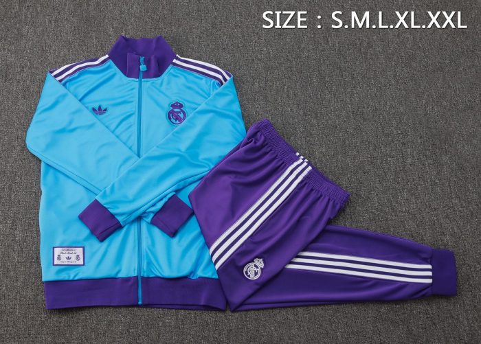 Real Madrid Light Blue Retro Edition - 图片 2