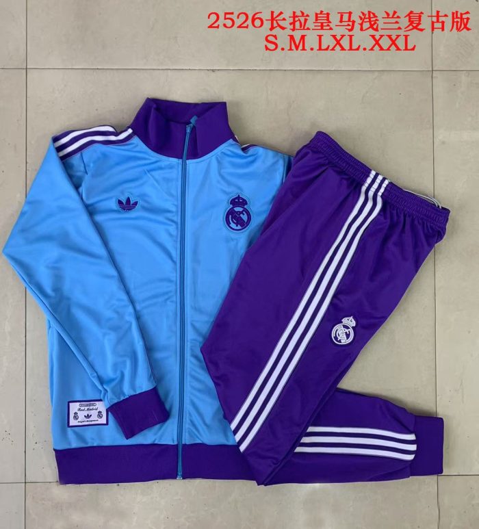 Real Madrid Light Blue Retro Edition - 图片 9