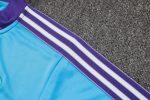 Real Madrid Light Blue Retro Polo - 图片 5