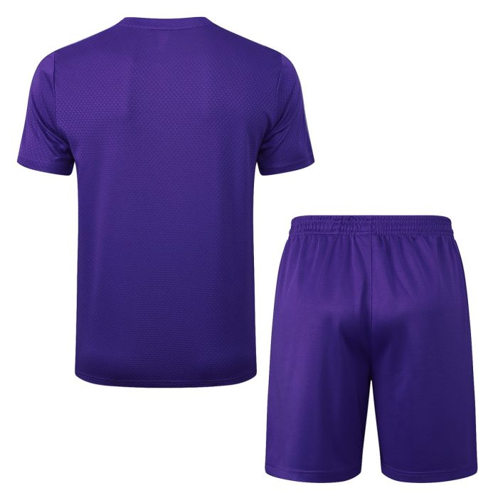 Real Madrid Purple Retro Edition Short Sleeve - 图片 7