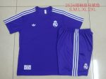 Real Madrid Purple Retro Edition Short Sleeve - 图片 9