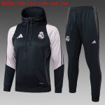 Real Madrid 24-25 Half-Zip Hoodie Dark Grey Kids