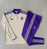 Real Madrid Kids Vintage Apricot Half-Zip Jacket - 图片 4
