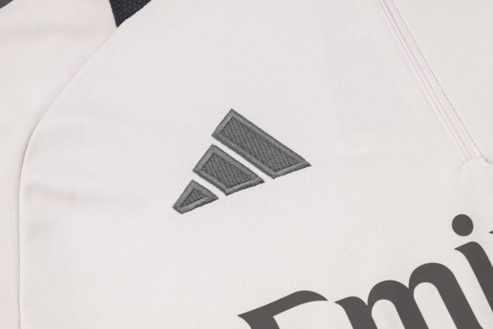 Real Madrid 24-25 Half Zip Jacket Light Pink - 图片 6