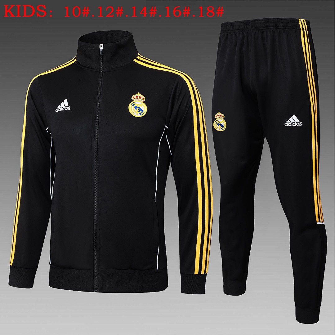 JER-5402_1 Real Madrid Black Retro Edition Kids - 图片 1