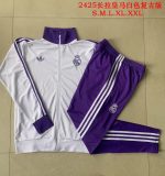 Real Madrid 24-25 White Retro Edition with Purple Collar - 图片 9