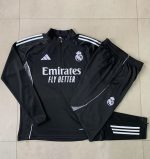 Real Madrid Black Kids' Half-Zip Jacket - 图片 4