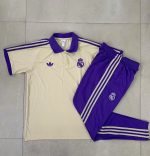 Real Madrid Vintage Polo Shirt in Apricot - 图片 9