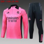 Real Madrid 24-25 Half Zip Jacket Fluorescent Pink