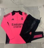 Real Madrid 24-25 Half Zip Jacket Fluorescent Pink - 图片 9