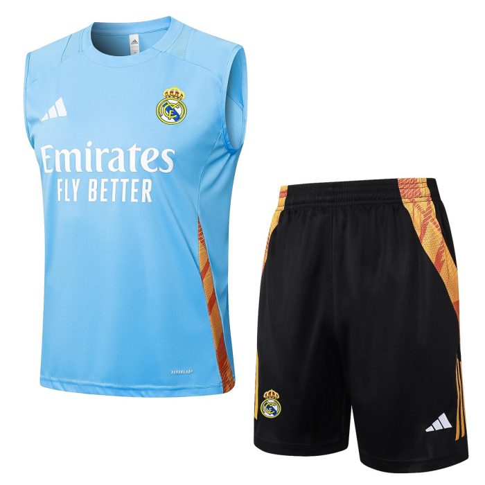 Real Madrid 24-25 Vest Light Blue - 图片 8