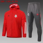 2021 Real Madrid Red Windbreaker S-2XL