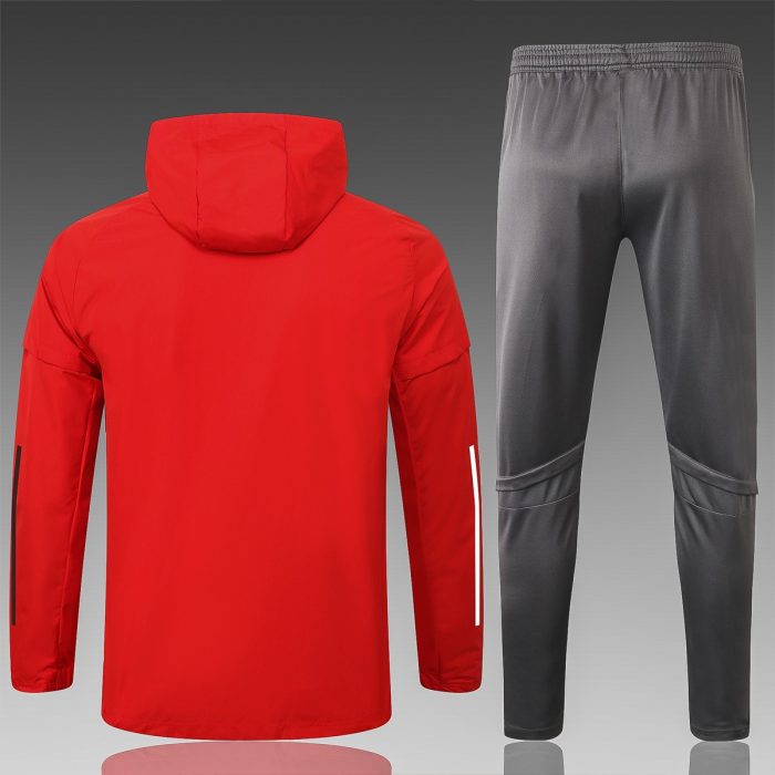 2021 Real Madrid Red Windbreaker S-2XL - 图片 2