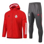 2021 Real Madrid Red Windbreaker S-2XL - 图片 3