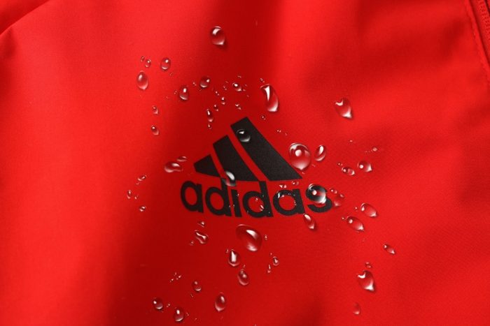 2021 Real Madrid Red Windbreaker S-2XL - 图片 5