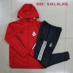 2021 Real Madrid Red Windbreaker S-2XL - 图片 9