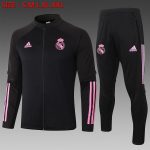2021 Real Madrid Black Red Logo Kids