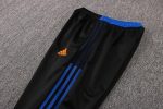 Real Madrid 21-22 Black Long Zip Jacket with Blue Trim - 图片 3