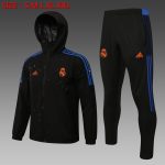 Real Madrid 21-22 Black Windbreaker
