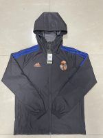 Real Madrid 21-22 Black Windbreaker - 图片 5
