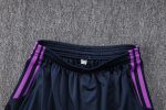 Real Madrid 22-23 Dark Purple Short Sleeve Training Set with 5-Inch Shorts - 图片 6
