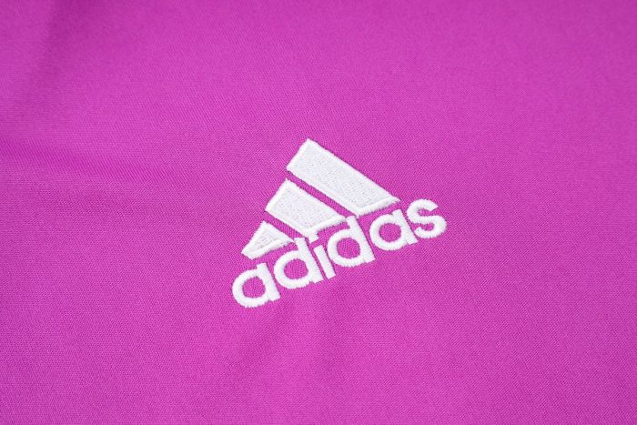 Real Madrid 22-23 Dark Purple Short Sleeve Training Set with 5-Inch Shorts - 图片 8
