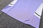 Real Madrid 22-23 Light Purple Short Sleeve Training Suit - 图片 6