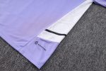 Real Madrid 22-23 Light Purple Short Sleeve Training Suit - 图片 7