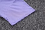 Real Madrid 22-23 Light Purple Short Sleeve Training Suit - 图片 8