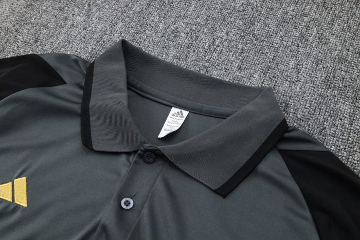 Real Madrid 23-24 Polo Shirt Dark Gray - 图片 6