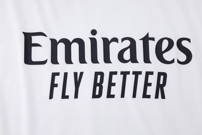 Real Madrid 23-24 White Vest with Black Chest Logo - 图片 5