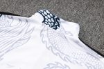 Real Madrid 23-24 White Long Zipper Jacket - 图片 3