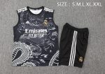 Real Madrid 23-24 Black Ink Splatter (Chinese Dragon) Vest - 图片 2