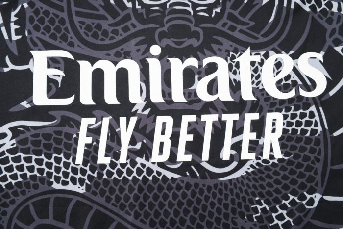 Real Madrid 23-24 Black Ink Splatter (Chinese Dragon) Vest - 图片 4