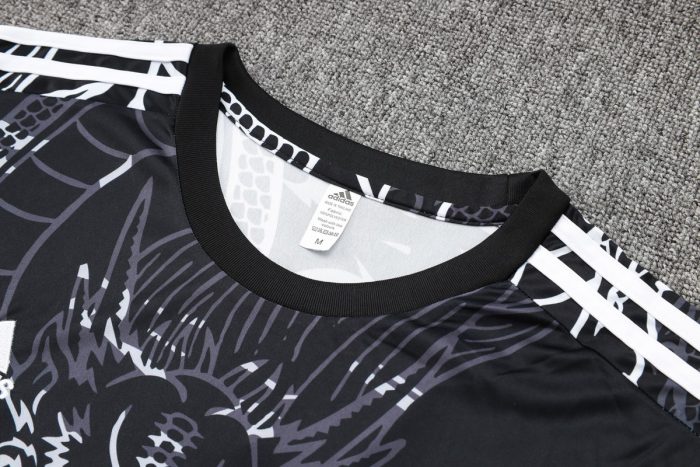Real Madrid 23-24 Black Ink Splatter (Chinese Dragon) Vest - 图片 6