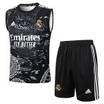 Real Madrid 23-24 Black Ink Splatter (Chinese Dragon) Vest - 图片 8