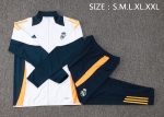 Real Madrid 24/25 Long Zip Jacket White - 图片 2
