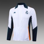 Real Madrid 24/25 Long Zip Jacket White - 图片 8