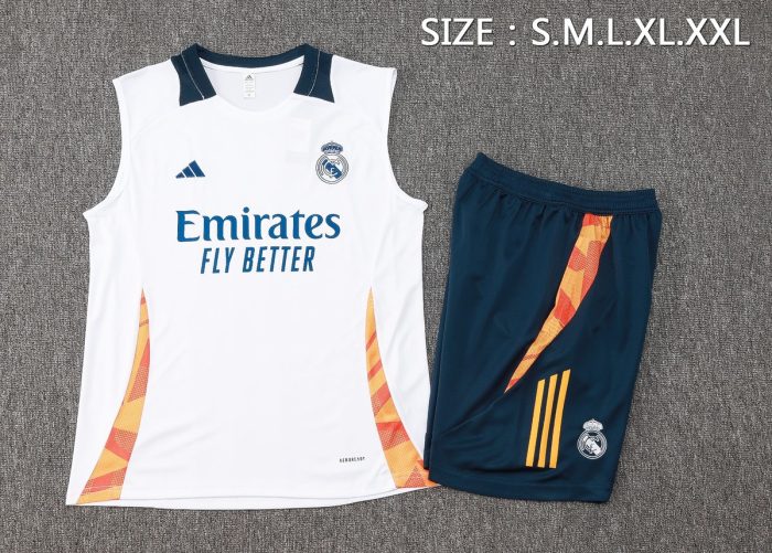 Real Madrid 24-25 White Vest - 图片 2