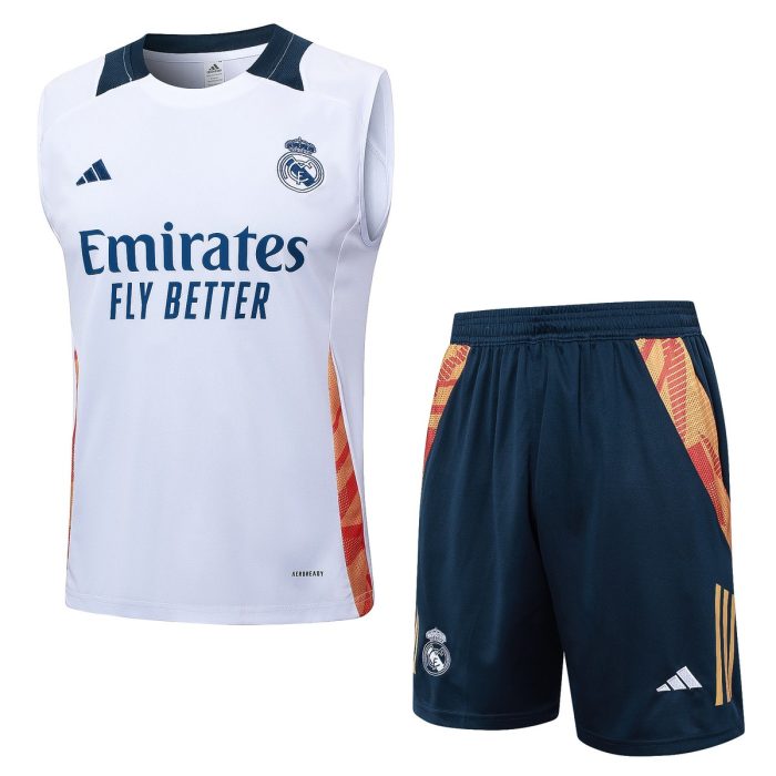 Real Madrid 24-25 White Vest - 图片 8