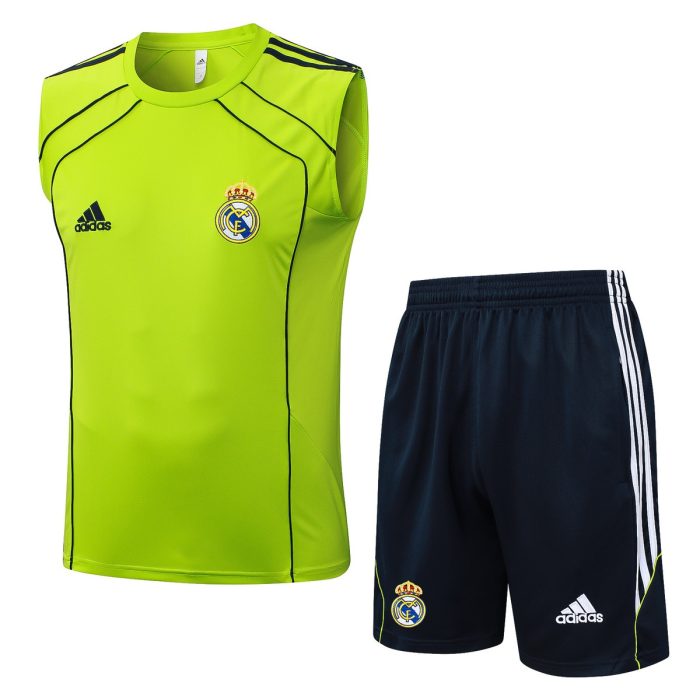 Real Madrid Green Retro Vest - 图片 8